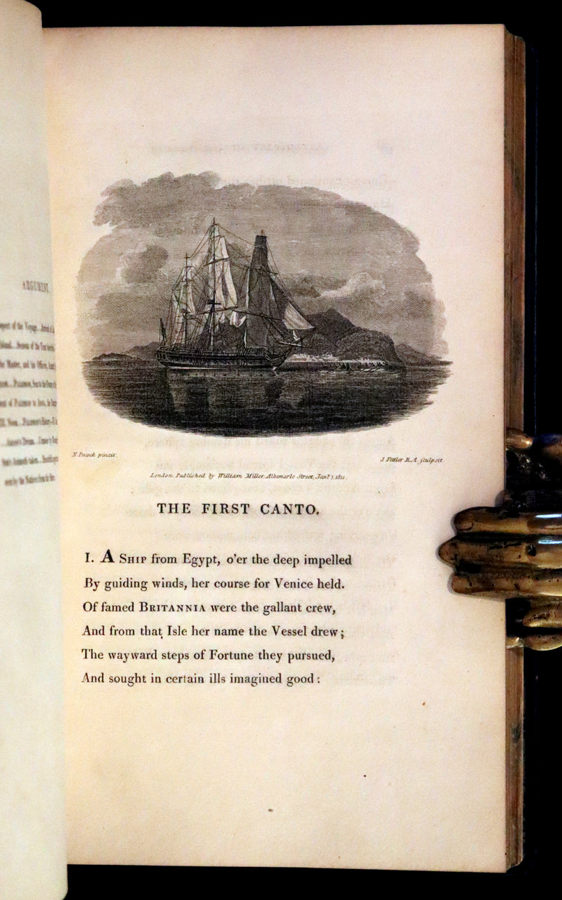 1811 Rare  Book - The Shipwreck by William Falconer, illustrated by Nicholas Pocock. This pretty edition is "corrected from the first and second editions".