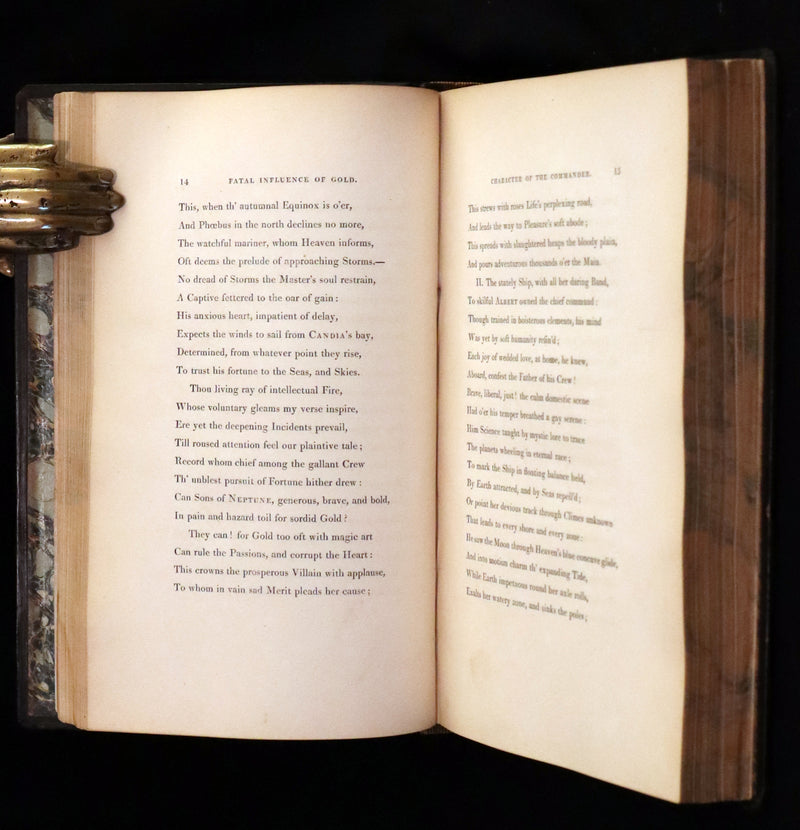 1811 Rare  Book - The Shipwreck by William Falconer, illustrated by Nicholas Pocock. This pretty edition is "corrected from the first and second editions".