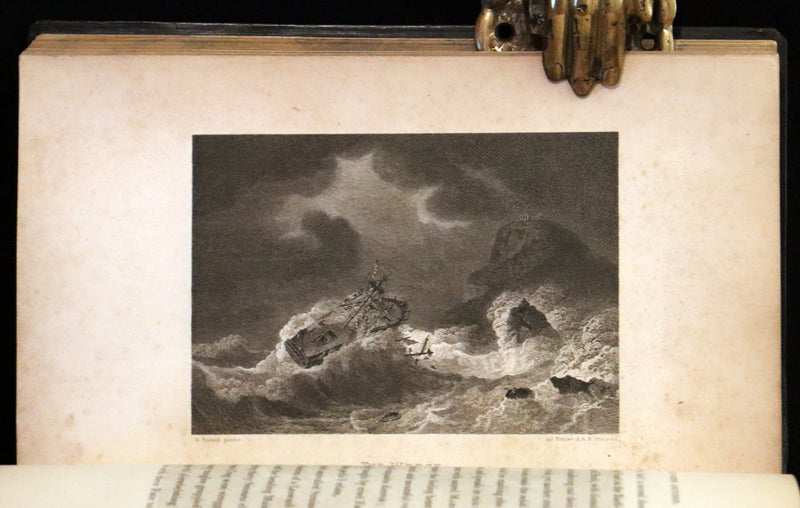 1811 Rare  Book - The Shipwreck by William Falconer, illustrated by Nicholas Pocock. This pretty edition is "corrected from the first and second editions".