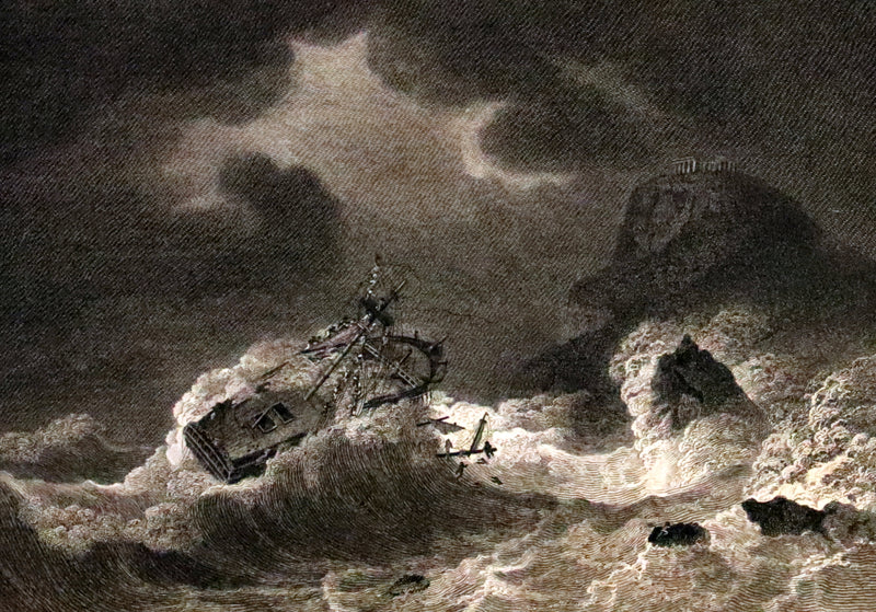 1811 Rare  Book - The Shipwreck by William Falconer, illustrated by Nicholas Pocock. This pretty edition is "corrected from the first and second editions".