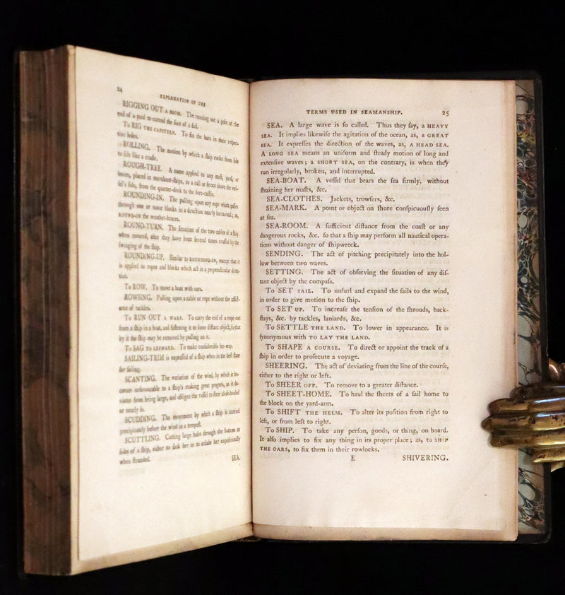 1811 Rare  Book - The Shipwreck by William Falconer, illustrated by Nicholas Pocock. This pretty edition is "corrected from the first and second editions".