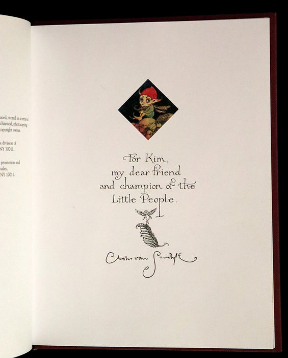 1999 Scarce Signed First Edition - How to See Fairies (Boxed Edition) by Charles van Sandwyk.