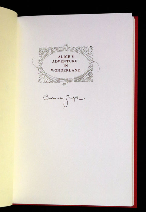 2022 Scarce Signed Edition - Alice's Adventures in Wonderland by Charles van Sandwyk.