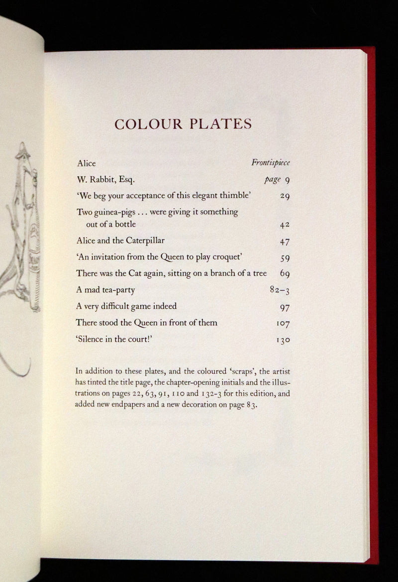 2022 Scarce Signed Edition - Alice's Adventures in Wonderland by Charles van Sandwyk.