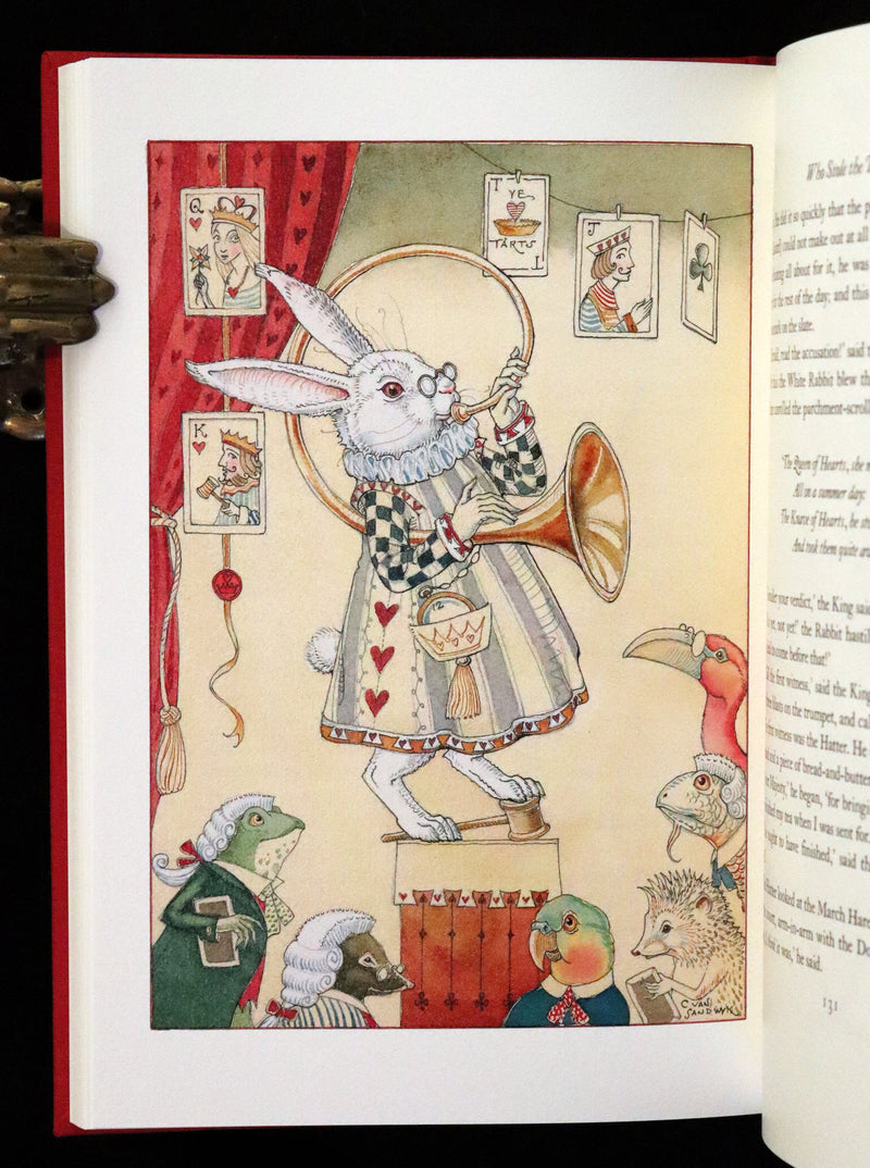 2022 Scarce Signed Edition - Alice's Adventures in Wonderland by Charles van Sandwyk.