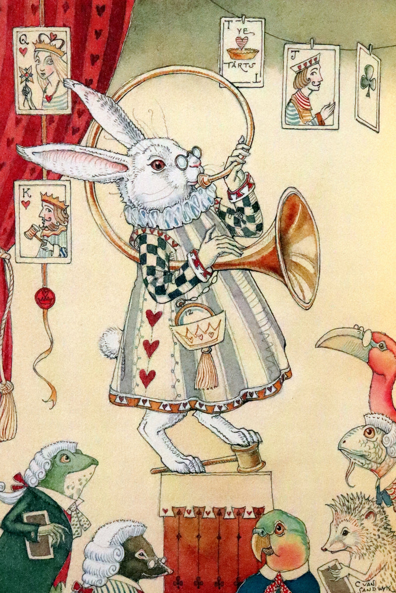 2022 Scarce Signed Edition - Alice's Adventures in Wonderland by Charles van Sandwyk.