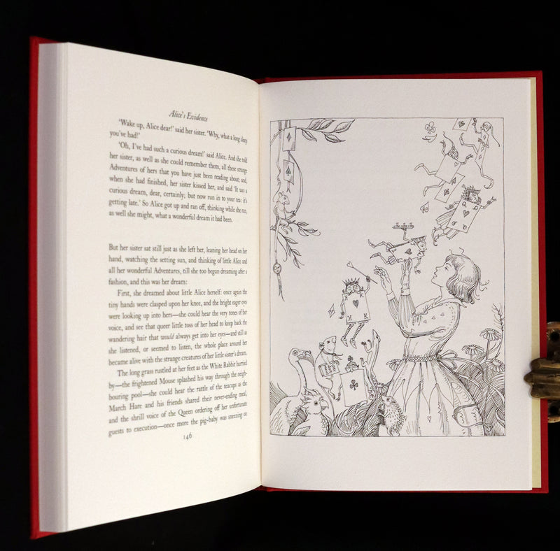 2022 Scarce Signed Edition - Alice's Adventures in Wonderland by Charles van Sandwyk.