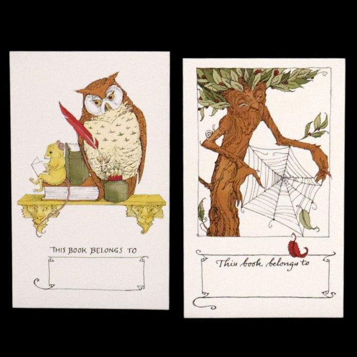 2014 Rare Signed Edition - Long Ago in Bangalore: 6 Bookplates, 4 Bookmarks, and One Lovely Poem by Charles van Sandwyk.