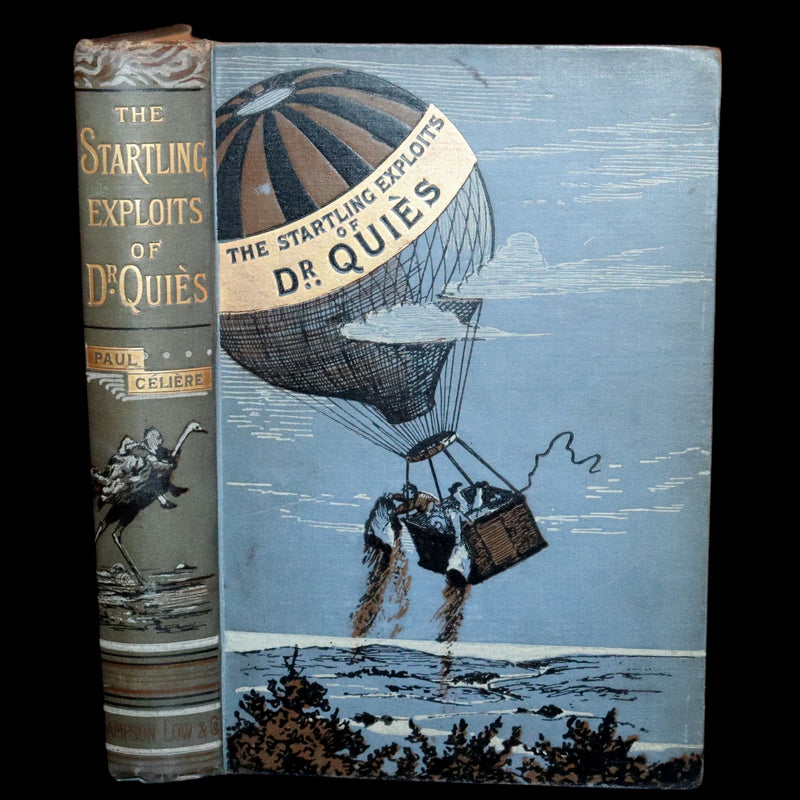 1886 Rare First UK Edition - The Startling Exploits of Dr. J. B. Quies from the French of Paul Celiere.