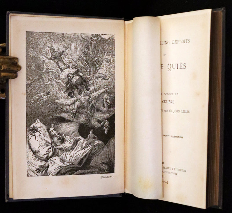 1886 Rare First UK Edition - The Startling Exploits of Dr. J. B. Quies from the French of Paul Celiere.