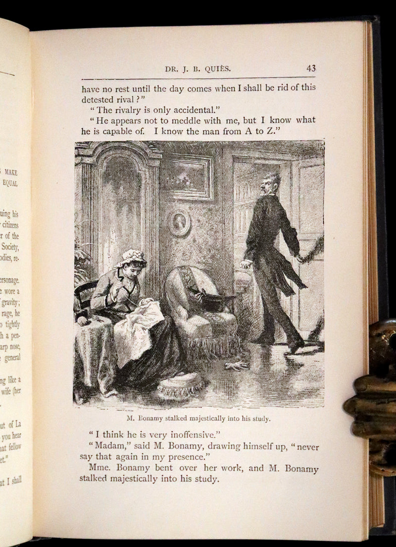 1886 Rare First UK Edition - The Startling Exploits of Dr. J. B. Quies from the French of Paul Celiere.