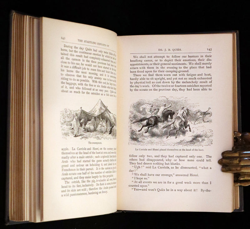 1886 Rare First UK Edition - The Startling Exploits of Dr. J. B. Quies from the French of Paul Celiere.