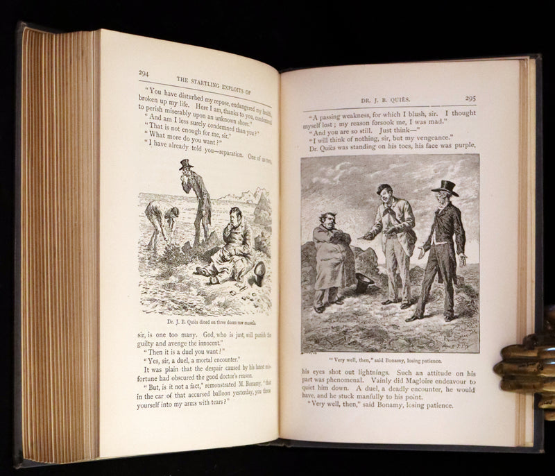 1886 Rare First UK Edition - The Startling Exploits of Dr. J. B. Quies from the French of Paul Celiere.