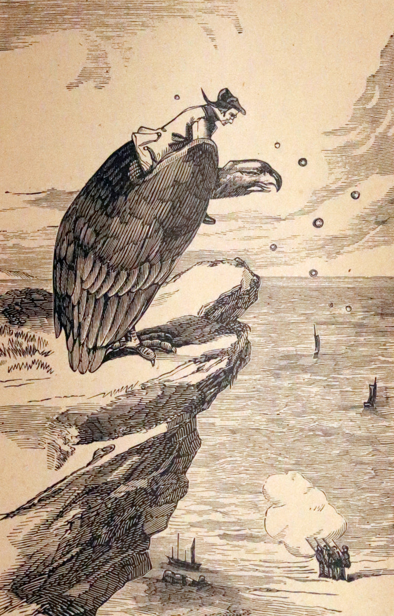 1880 Rare Victorian Book - Gulliver's Travels Into Several Remote Nations of the World & Baron Munchausen, Illustrated.