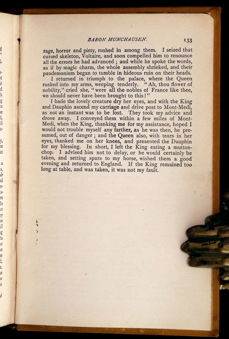1880 Rare Victorian Book - Gulliver's Travels Into Several Remote Nations of the World & Baron Munchausen, Illustrated.