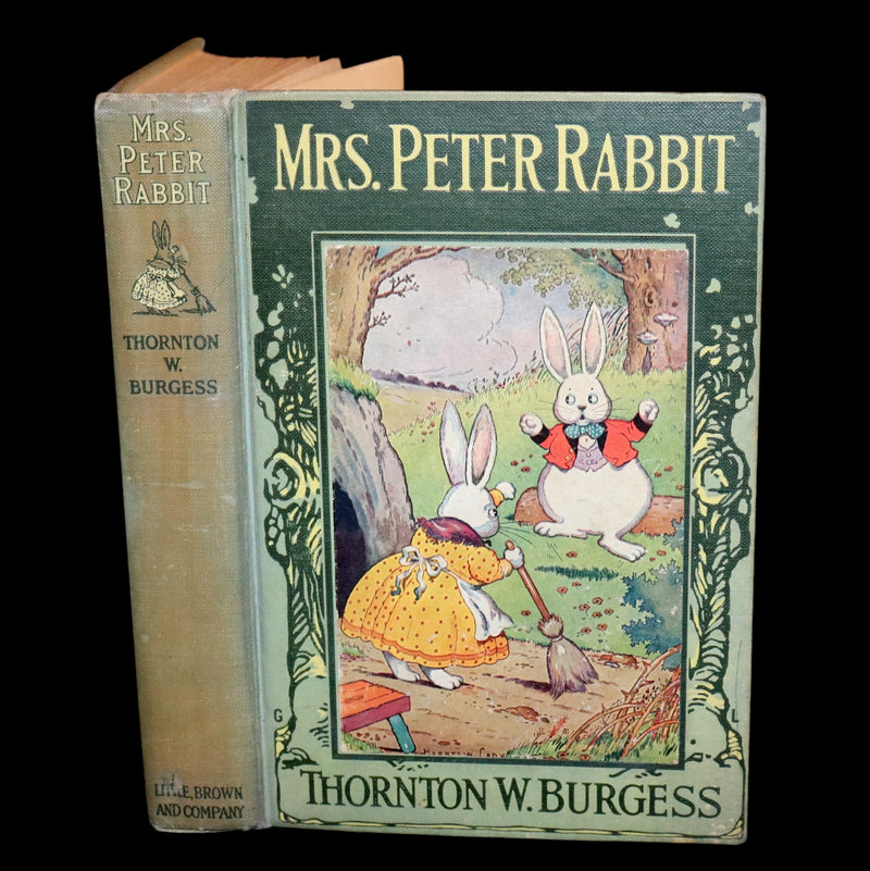 1925 Rare Book - Mrs. Peter Rabbit by Thornton W. Burgess, illustrated by Harrison Cady.