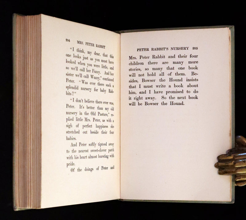 1925 Rare Book - Mrs. Peter Rabbit by Thornton W. Burgess, illustrated by Harrison Cady.