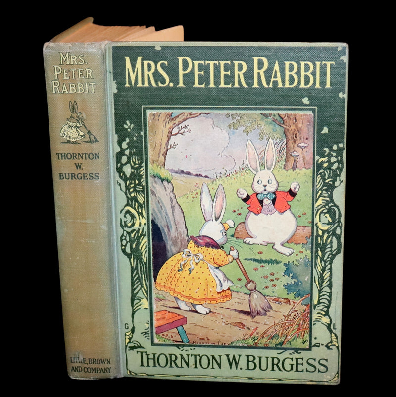 1925 Rare Book - Mrs. Peter Rabbit by Thornton W. Burgess, illustrated by Harrison Cady.