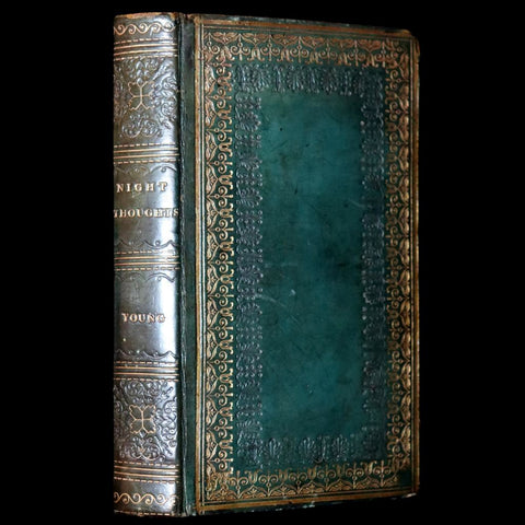 1817 Rare Edition ~ Night Thoughts on Life, Death, & Immortality by Edward Young.