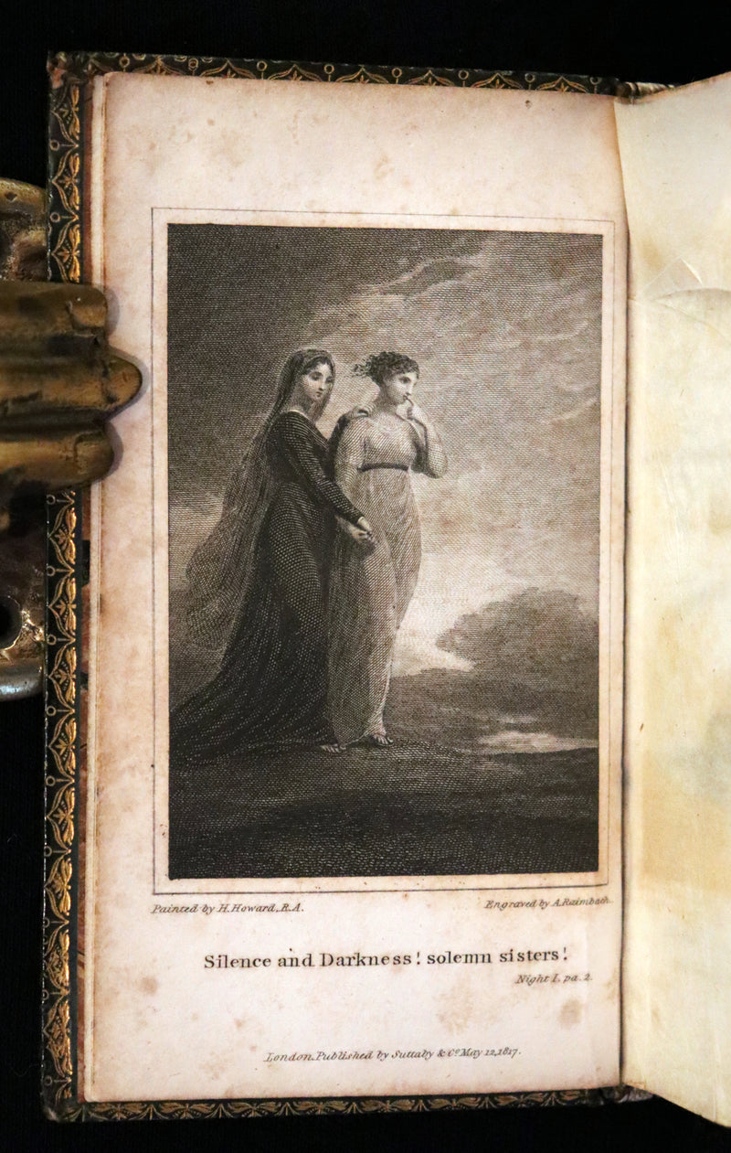 1817 Rare Edition ~ Night Thoughts on Life, Death, & Immortality by Edward Young.