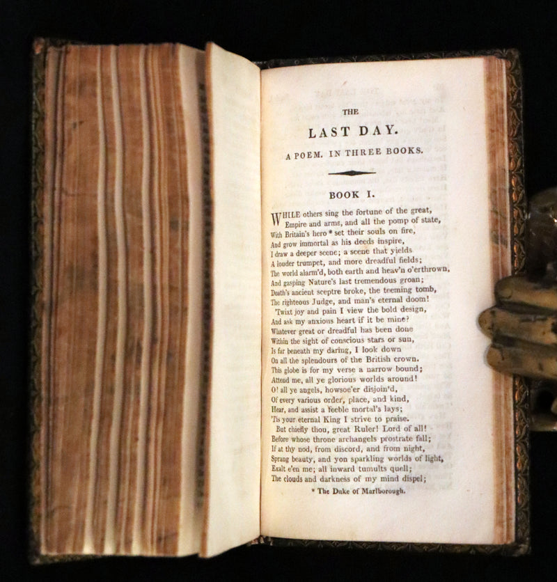 1817 Rare Edition ~ Night Thoughts on Life, Death, & Immortality by Edward Young.