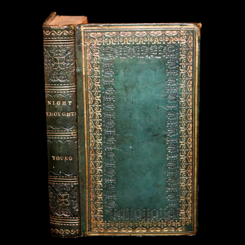 1817 Rare Edition ~ Night Thoughts on Life, Death, & Immortality by Edward Young.