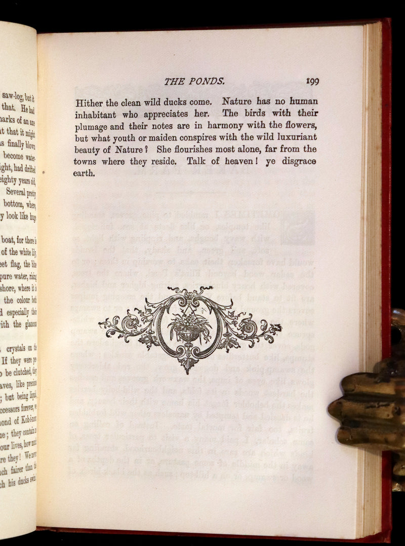 1886 Rare Book - Walden; or, Life in the Woods by Henry David Thoreau.