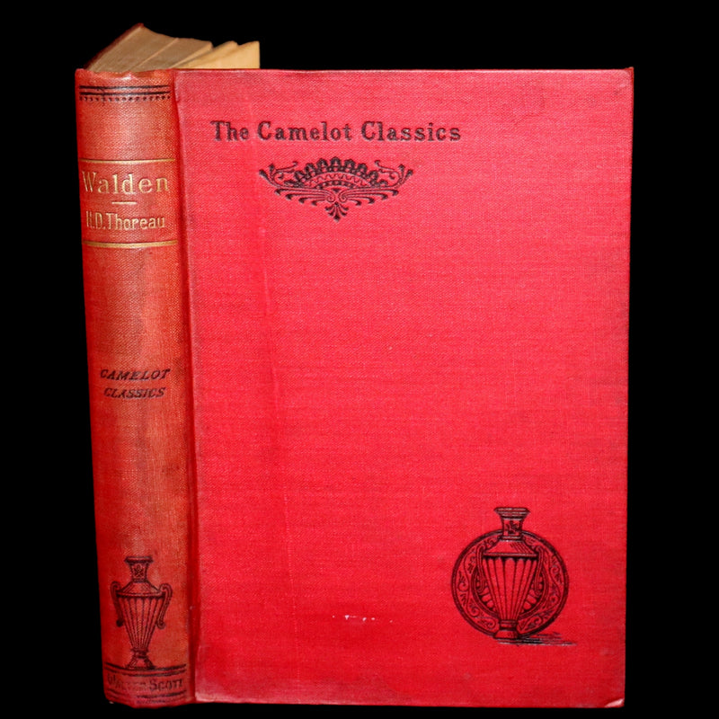 1886 Rare Book - Walden; or, Life in the Woods by Henry David Thoreau.