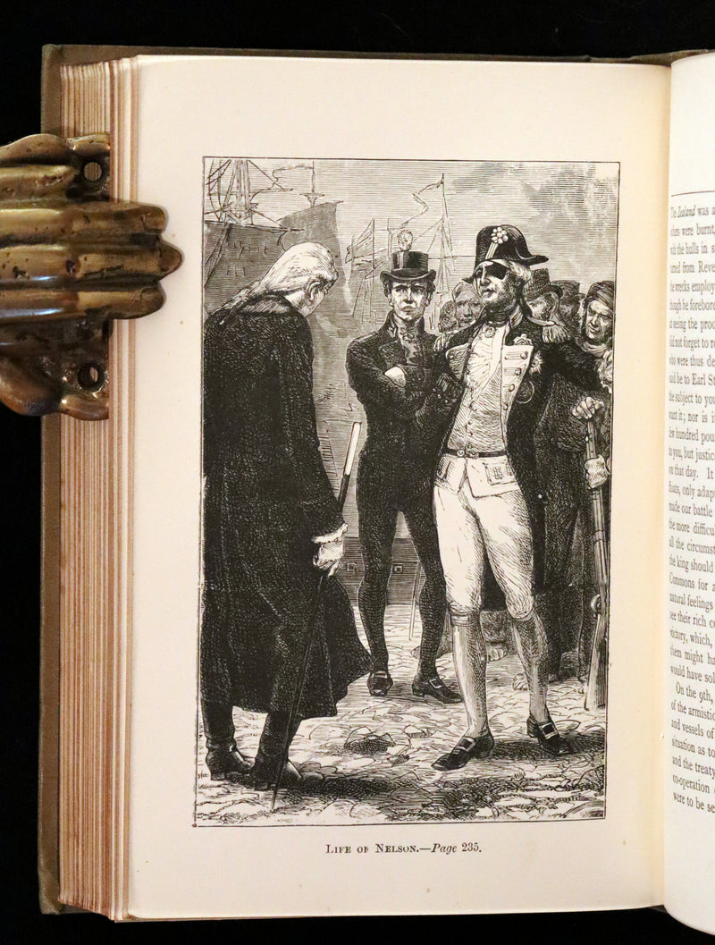1891 Scarce Edition - The Life of Naval Commander Horatio NELSON by Robert Southey.