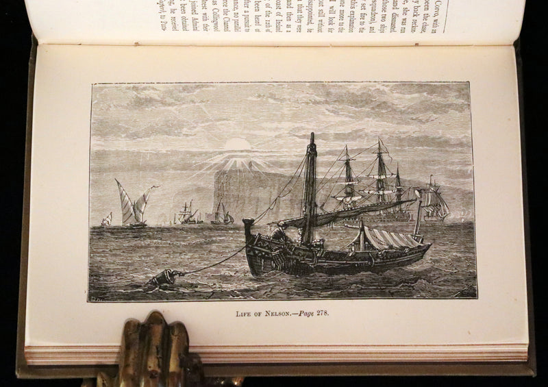 1891 Scarce Edition - The Life of Naval Commander Horatio NELSON by Robert Southey.