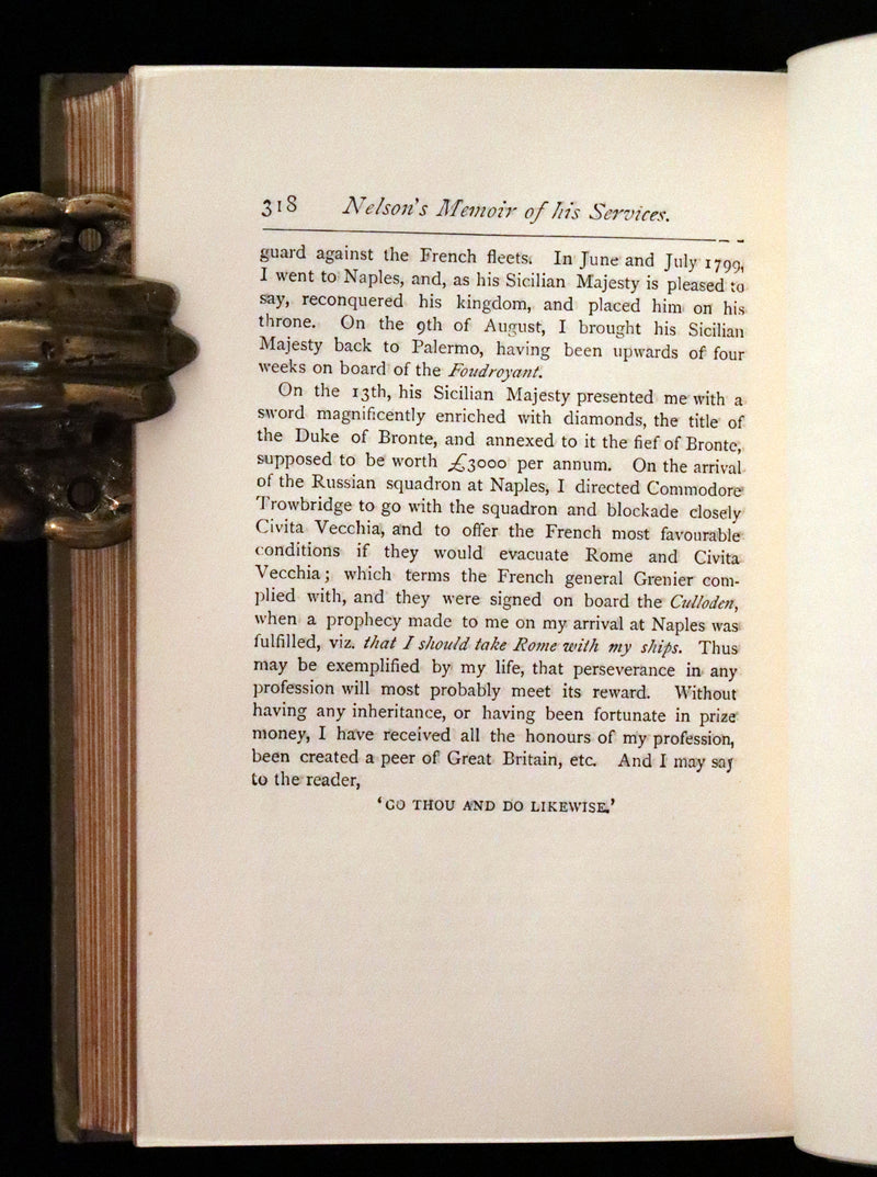 1891 Scarce Edition - The Life of Naval Commander Horatio NELSON by Robert Southey.