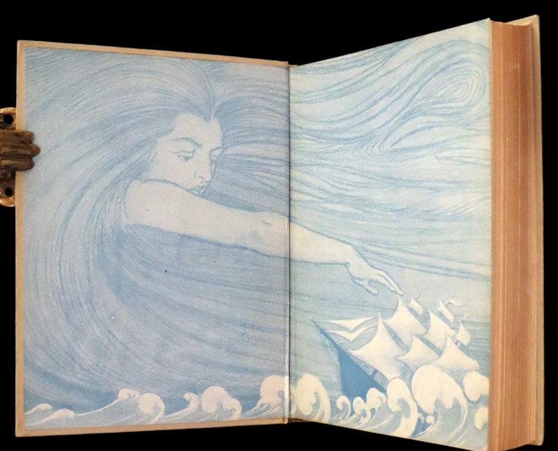 1919 Rare First Edition - AT THE BACK OF THE NORTH WIND beautifully Illustrated by Jessie Willcox Smith.