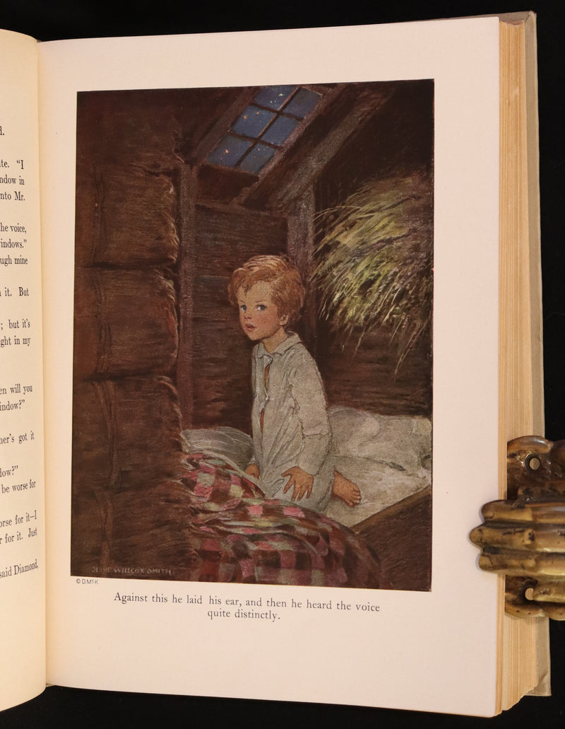 1919 Rare First Edition - AT THE BACK OF THE NORTH WIND beautifully Illustrated by Jessie Willcox Smith.