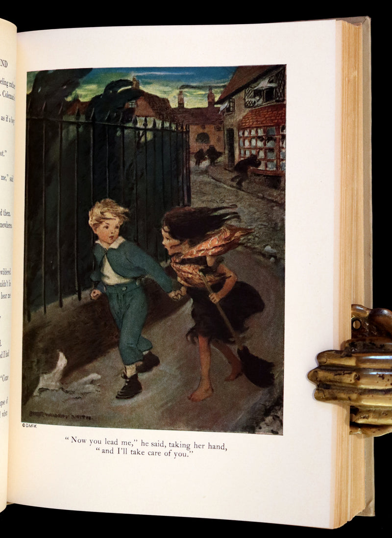 1919 Rare First Edition - AT THE BACK OF THE NORTH WIND beautifully Illustrated by Jessie Willcox Smith.