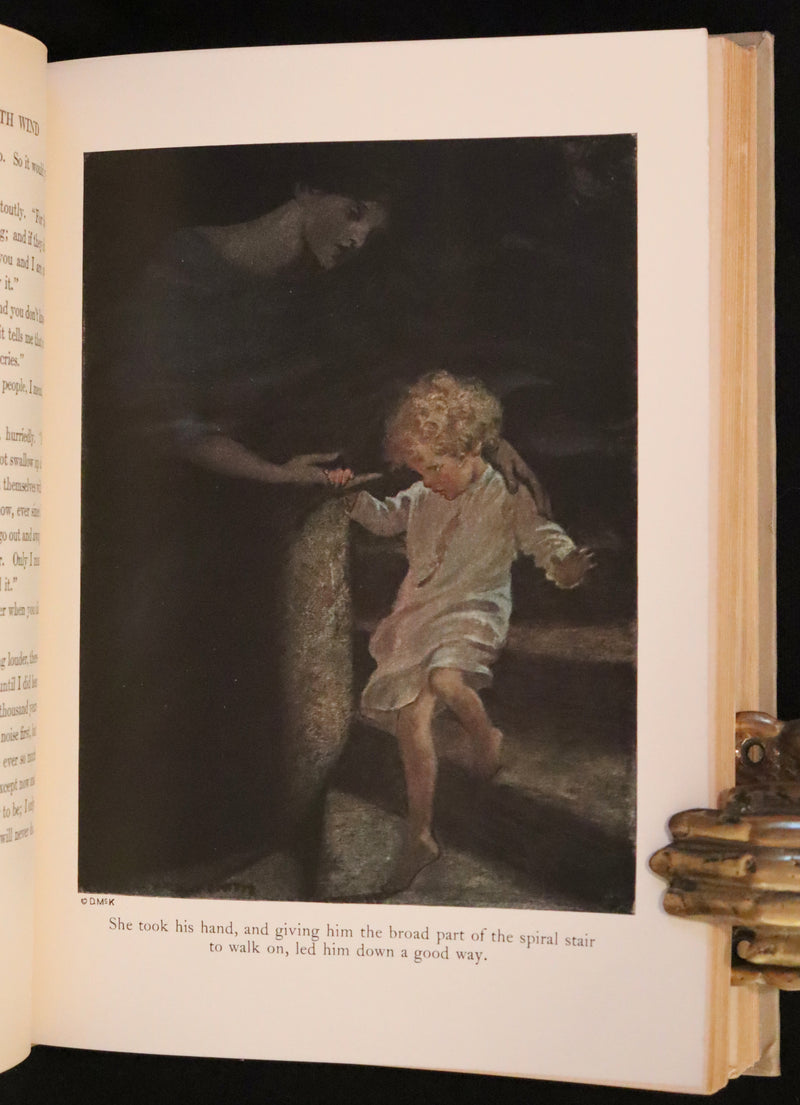 1919 Rare First Edition - AT THE BACK OF THE NORTH WIND beautifully Illustrated by Jessie Willcox Smith.