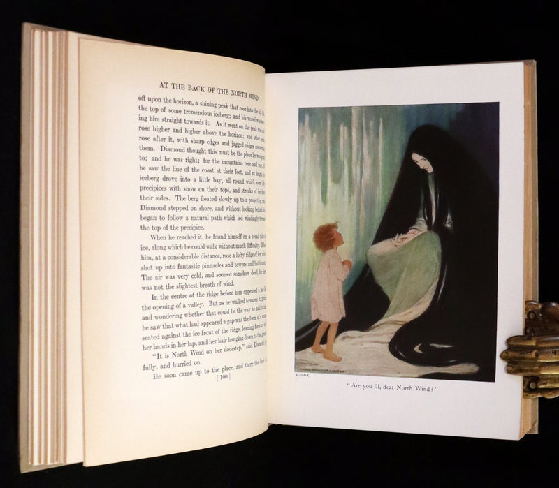1919 Rare First Edition - AT THE BACK OF THE NORTH WIND beautifully Illustrated by Jessie Willcox Smith.
