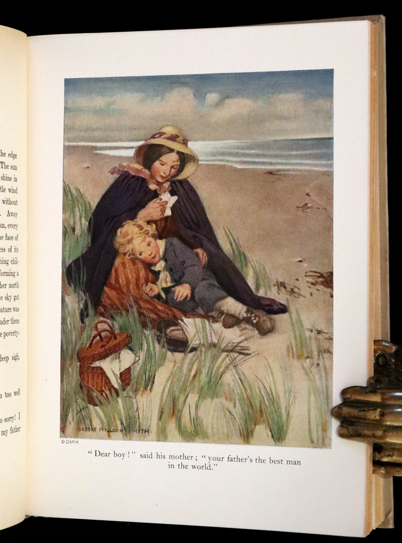 1919 Rare First Edition - AT THE BACK OF THE NORTH WIND beautifully Illustrated by Jessie Willcox Smith.