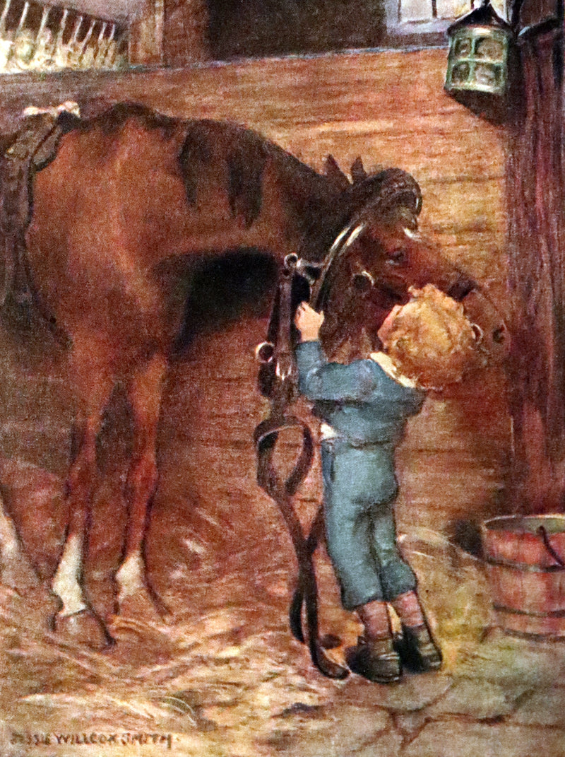 1919 Rare First Edition - AT THE BACK OF THE NORTH WIND beautifully Illustrated by Jessie Willcox Smith.
