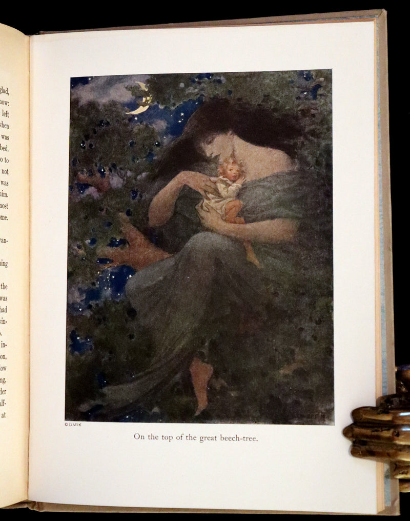 1919 Rare First Edition - AT THE BACK OF THE NORTH WIND beautifully Illustrated by Jessie Willcox Smith.