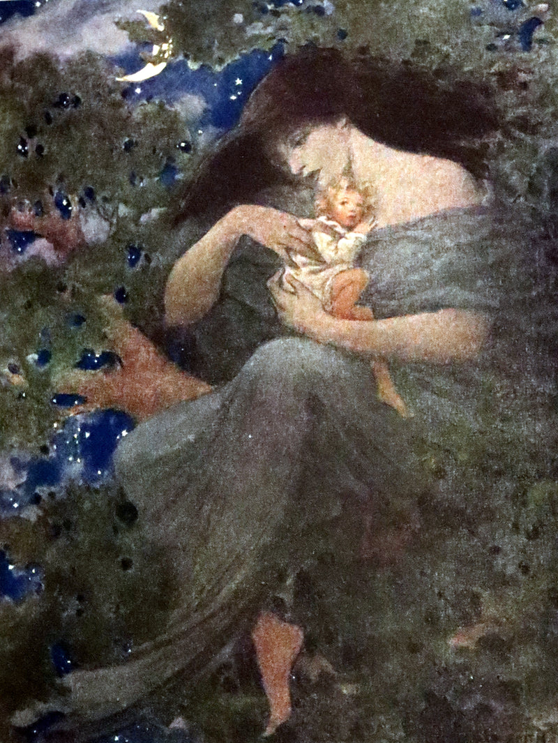 1919 Rare First Edition - AT THE BACK OF THE NORTH WIND beautifully Illustrated by Jessie Willcox Smith.