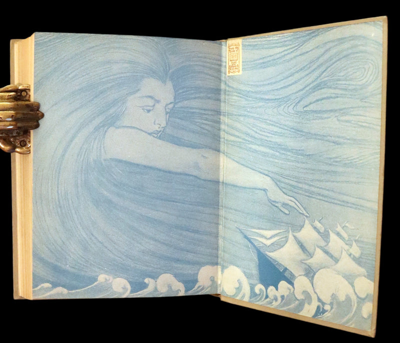 1919 Rare First Edition - AT THE BACK OF THE NORTH WIND beautifully Illustrated by Jessie Willcox Smith.