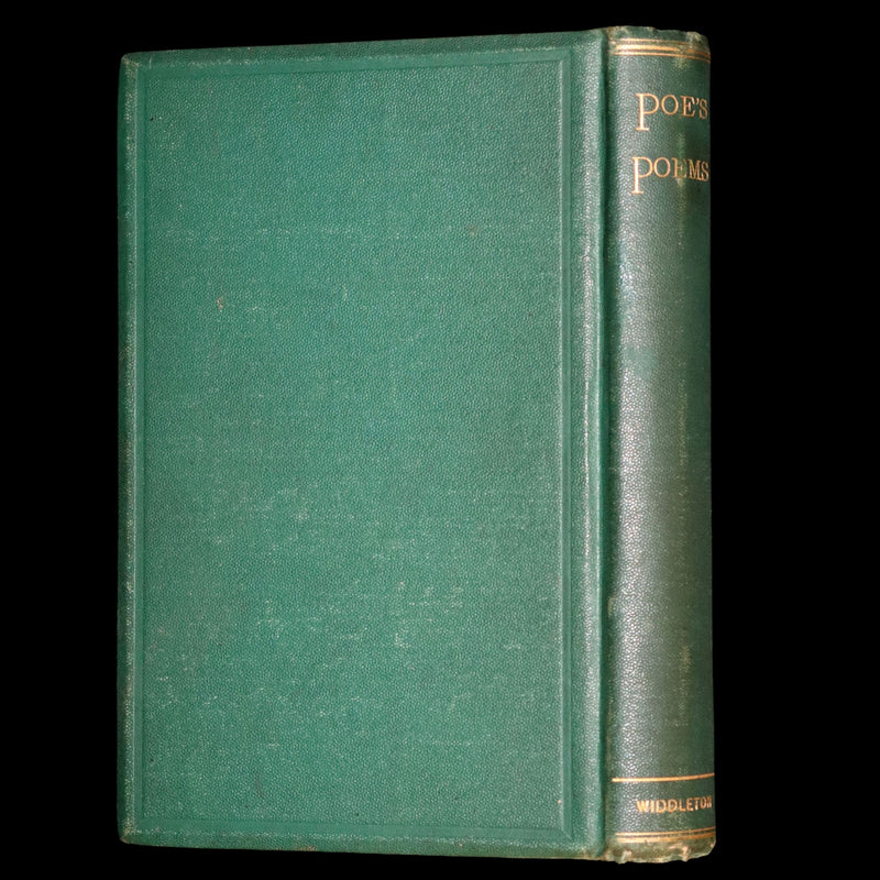 1869 Rare Book - Poems by Edgar Allan Poe. Complete with an Original Memoir. (The Raven, Lenore, Ulalume, ...).