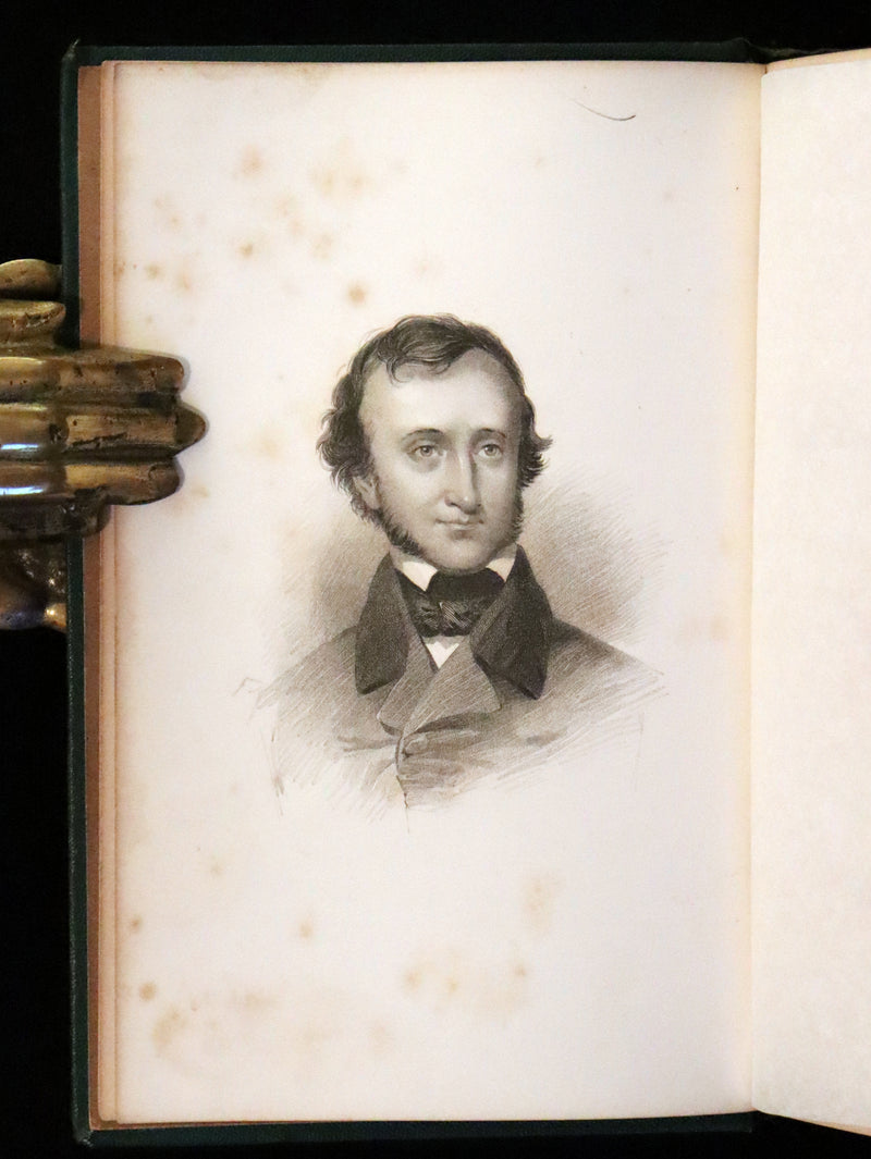 1869 Rare Book - Poems by Edgar Allan Poe. Complete with an Original Memoir. (The Raven, Lenore, Ulalume, ...).