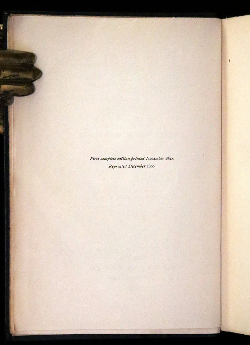 1890 Rare Edition - Christina Rossetti's POEMS, Including Goblin Market. Illustrated.