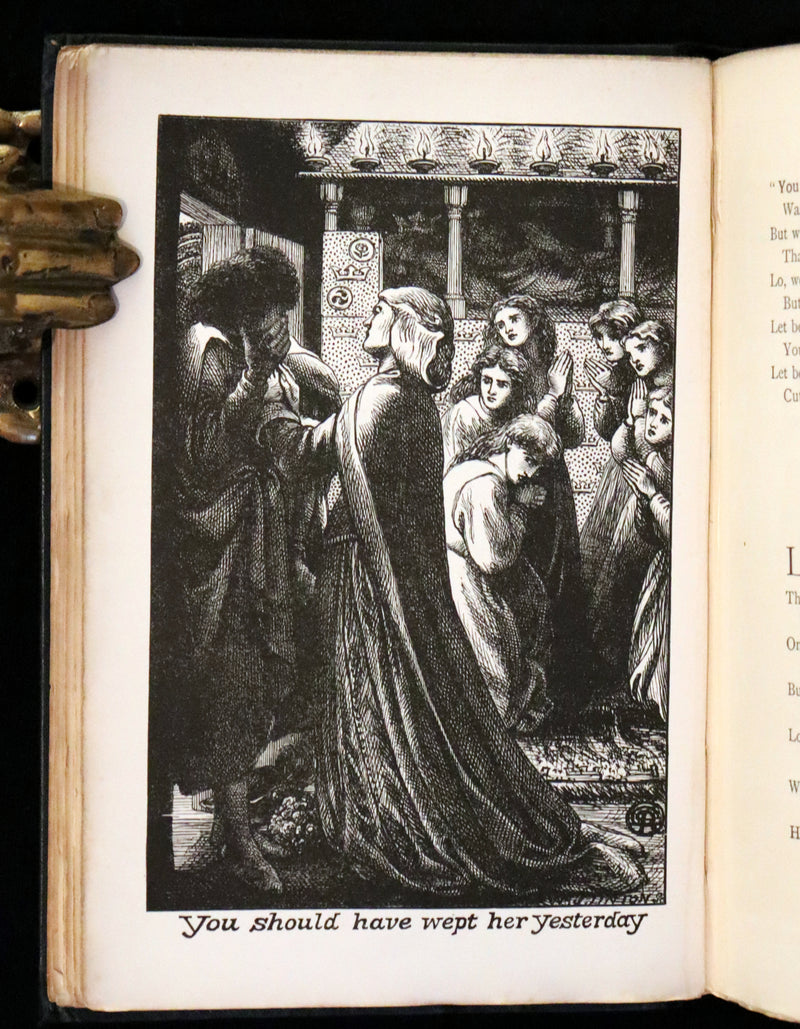 1890 Rare Edition - Christina Rossetti's POEMS, Including Goblin Market. Illustrated.