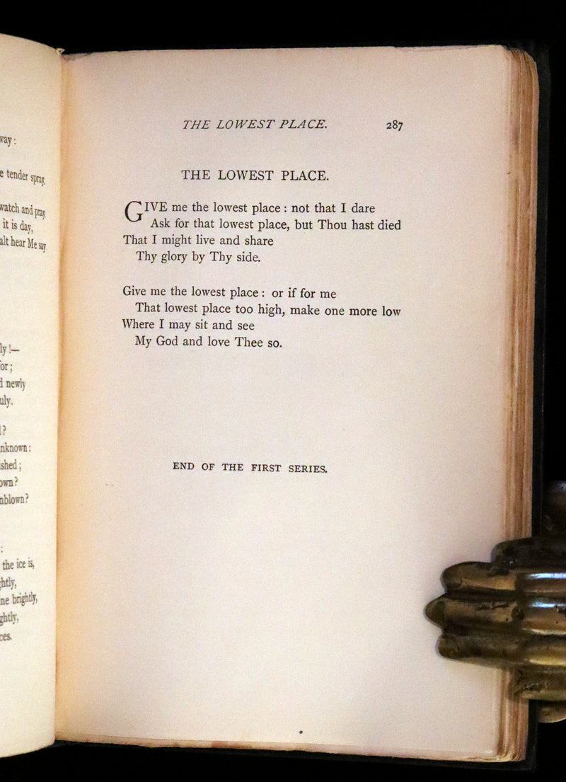 1890 Rare Edition - Christina Rossetti's POEMS, Including Goblin Market. Illustrated.