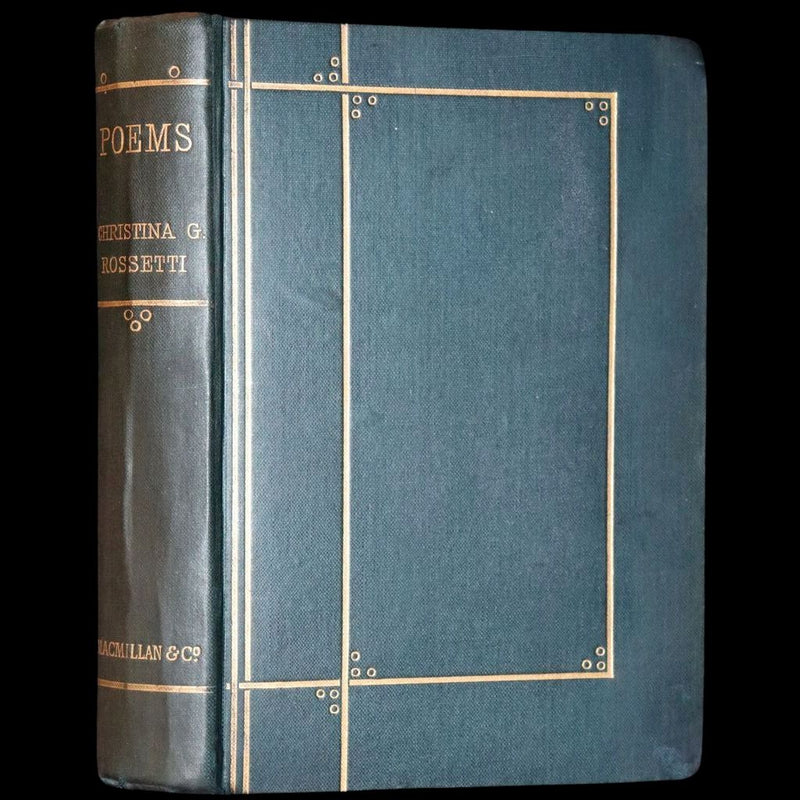 1890 Rare Edition - Christina Rossetti's POEMS, Including Goblin Market. Illustrated.