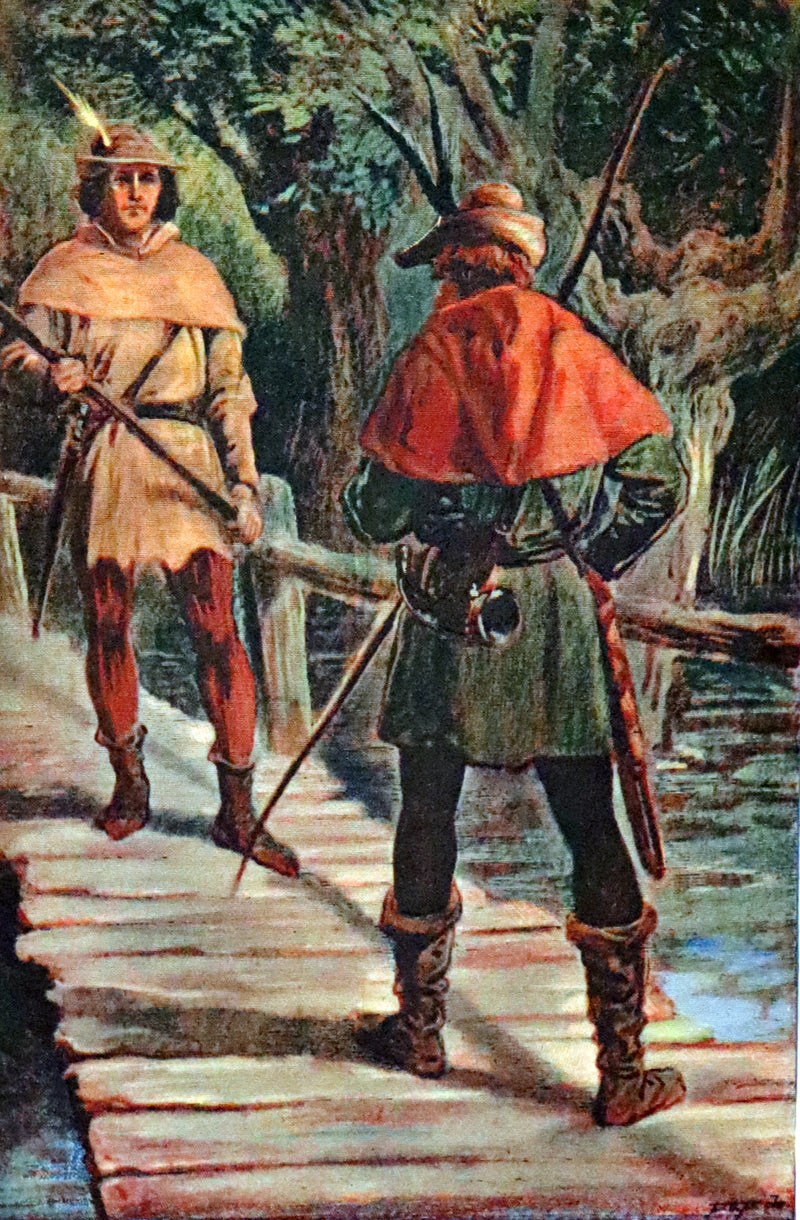 1895 Scarce Book - The Life and Adventures of Robin Hood by John B. Marsh illustrated by Browne.