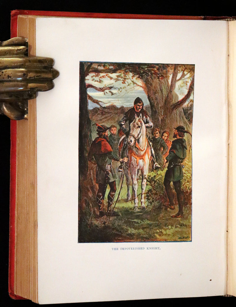 1895 Scarce Book - The Life and Adventures of Robin Hood by John B. Marsh illustrated by Browne.