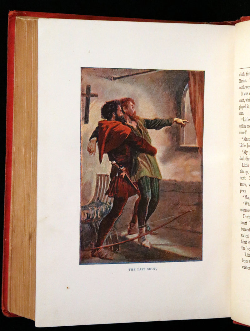 1895 Scarce Book - The Life and Adventures of Robin Hood by John B. Marsh illustrated by Browne.
